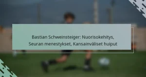 Bastian Schweinsteiger: Nuorisokehitys, Seuran menestykset, Kansainväliset huiput